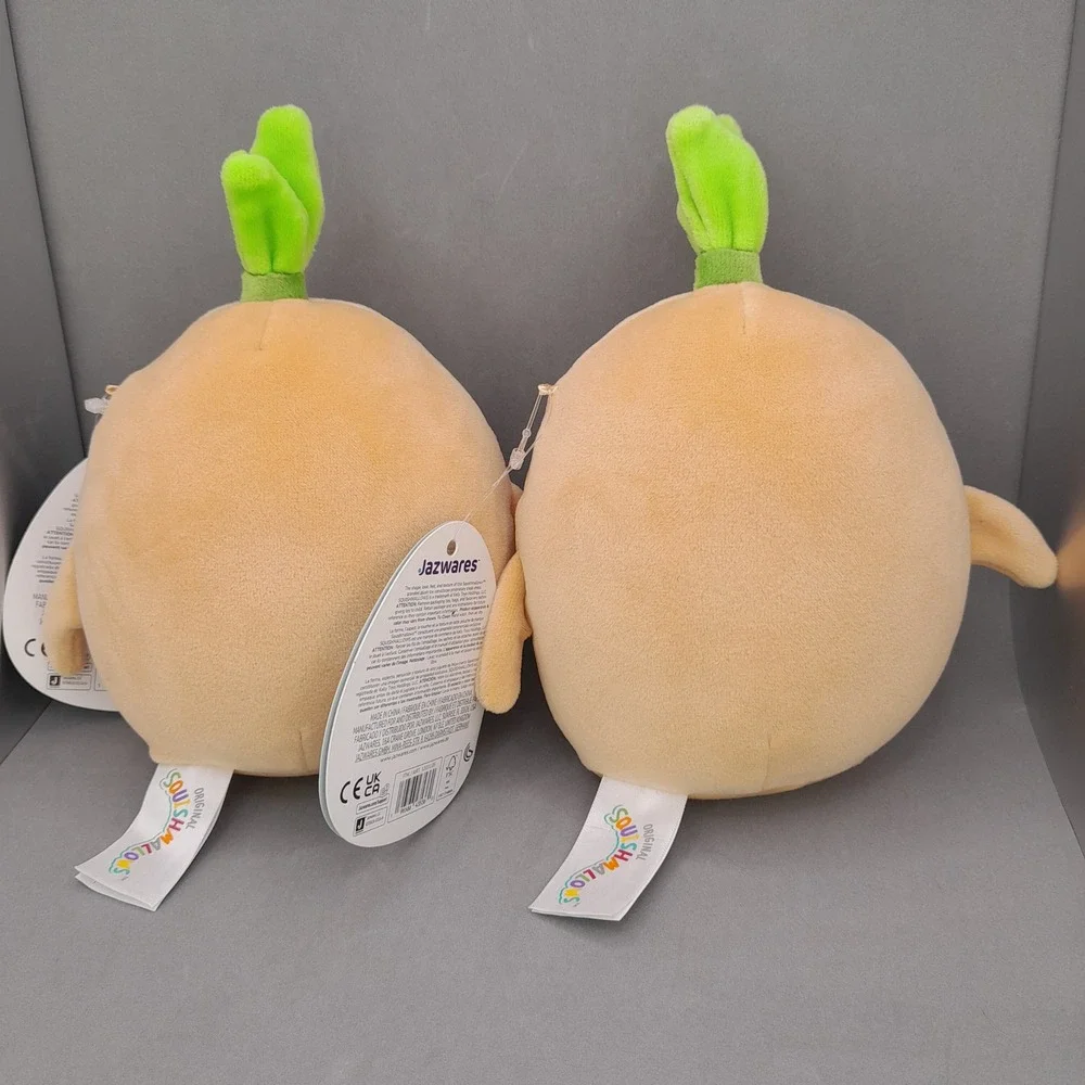 Squishmallows Jyri the Ginseng 5 Inch Plush Set of 2 Harvest Squad NWT